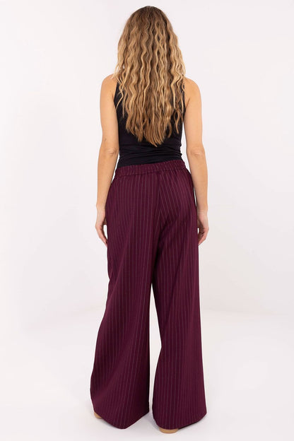  Spodnie Damskie Model IT-SP-FL9787.85 Bordo - Rue Paris 