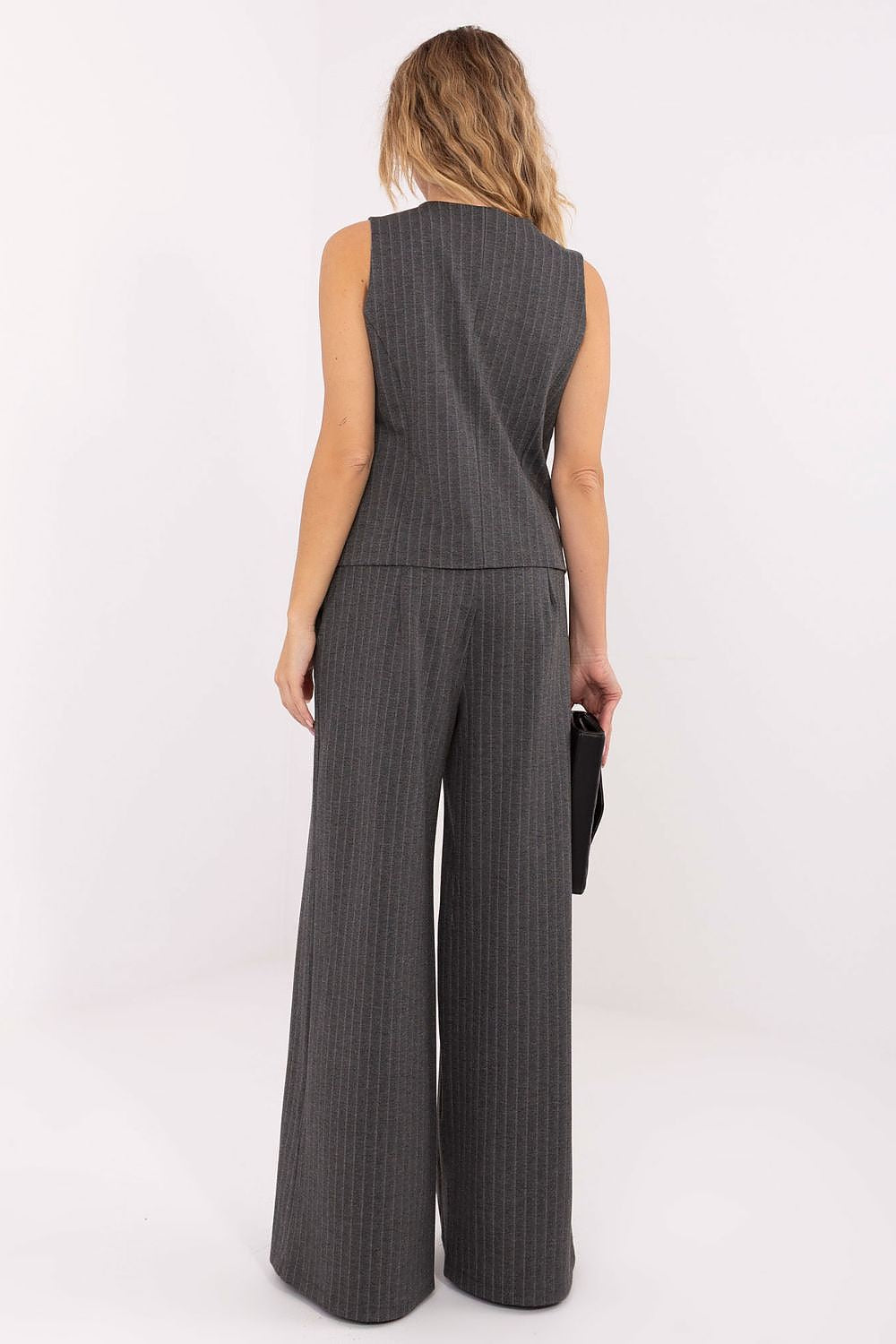  Spodnie Damskie Model IT-SP-FL8251.12 Dark Grey - Rue Paris 