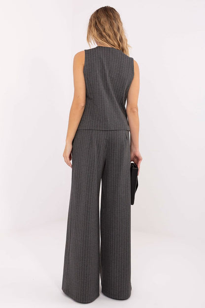  Spodnie Damskie Model IT-SP-FL8251.12 Dark Grey - Rue Paris 