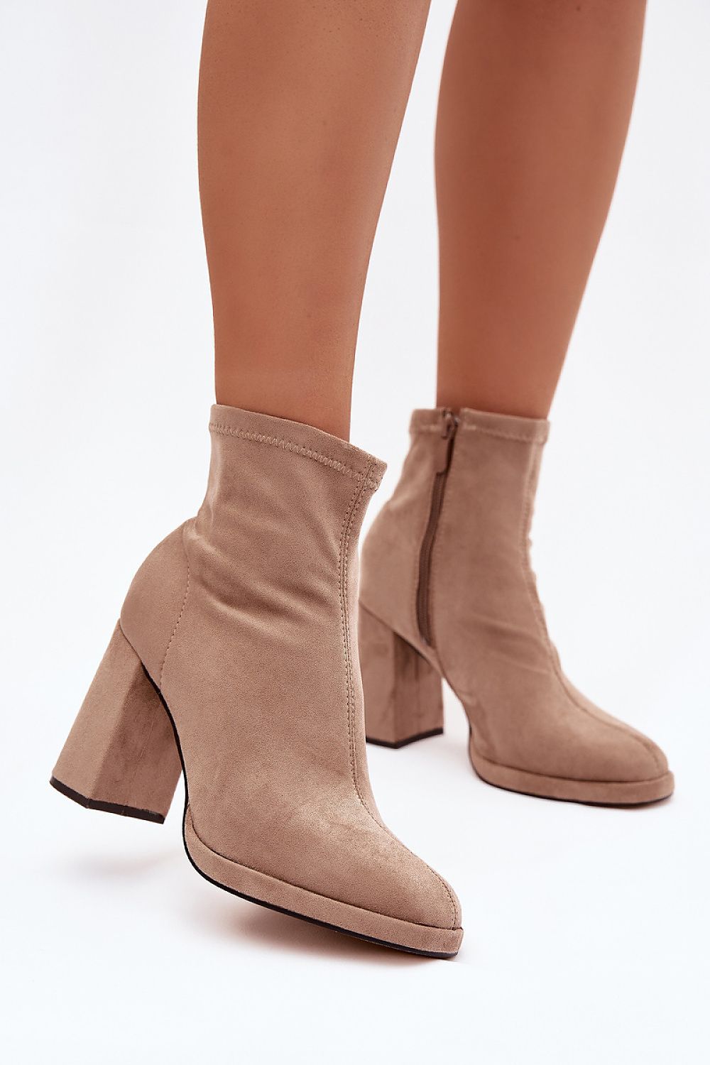   Botki Model Karvella NN636 Beige - Step in style 