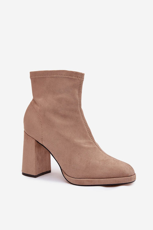   Botki Model Karvella NN636 Beige - Step in style 