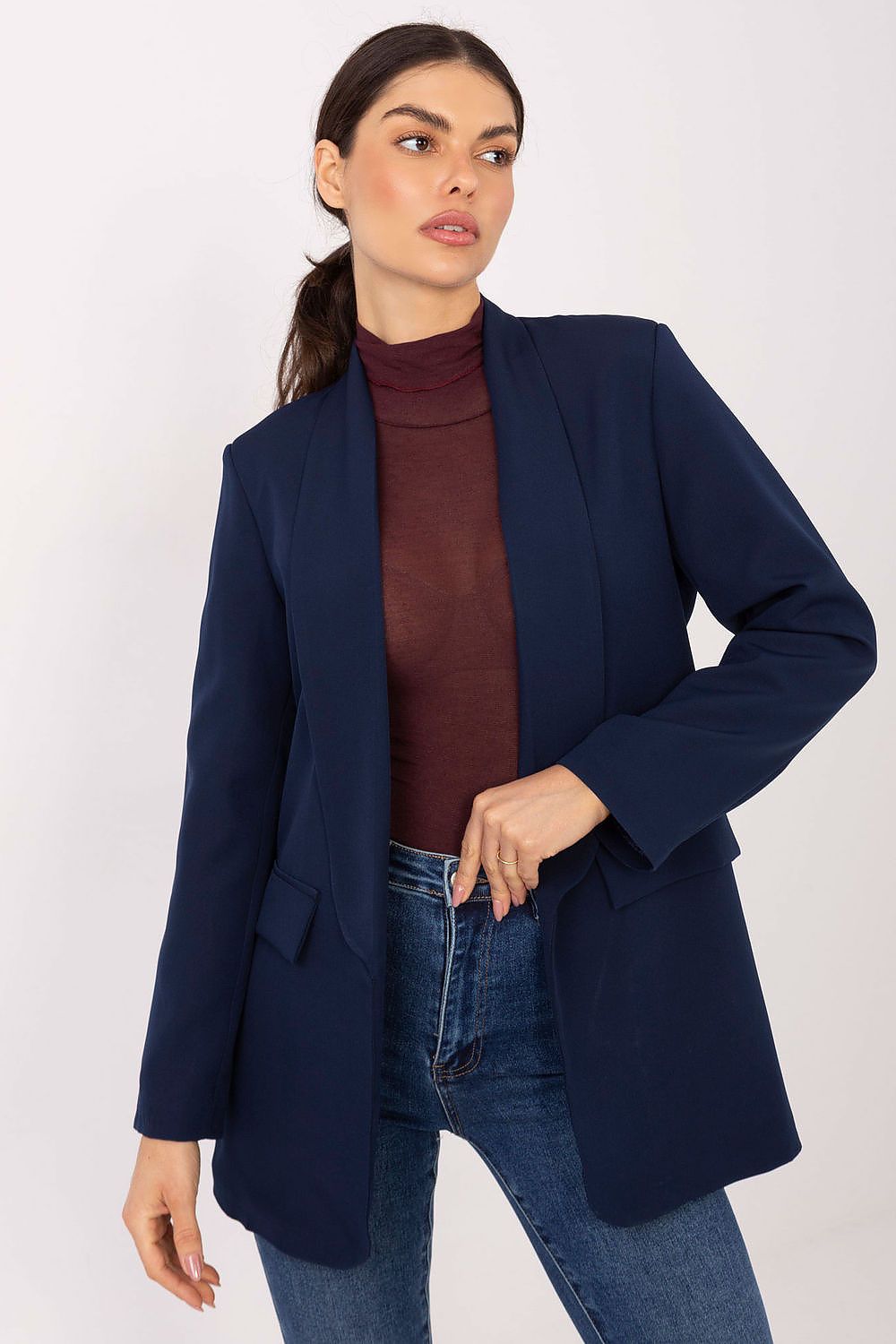   Marynarka Model DHJ-MA-18657-2.09 Navy - Italy Moda 
