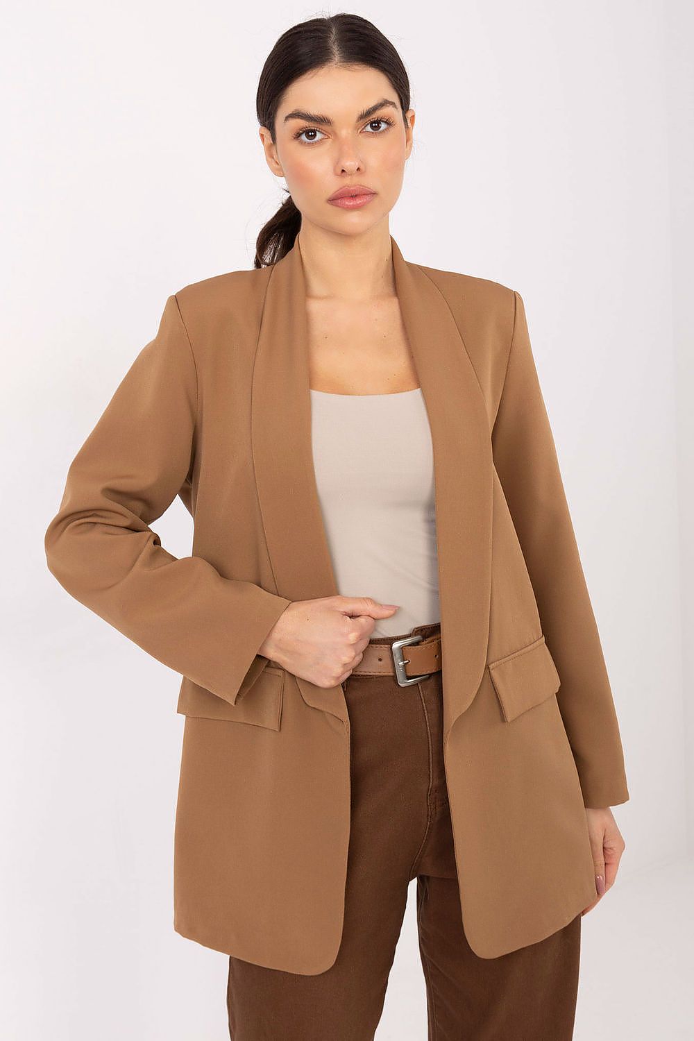   Marynarka Model DHJ-MA-18657-2.09 Camel - Italy Moda 