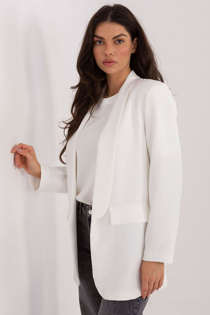   Marynarka Model DHJ-MA-18657-2.09 Ecru - Italy Moda 