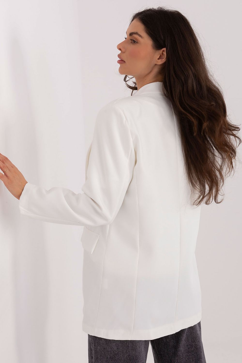   Marynarka Model DHJ-MA-18657-2.09 Ecru - Italy Moda 