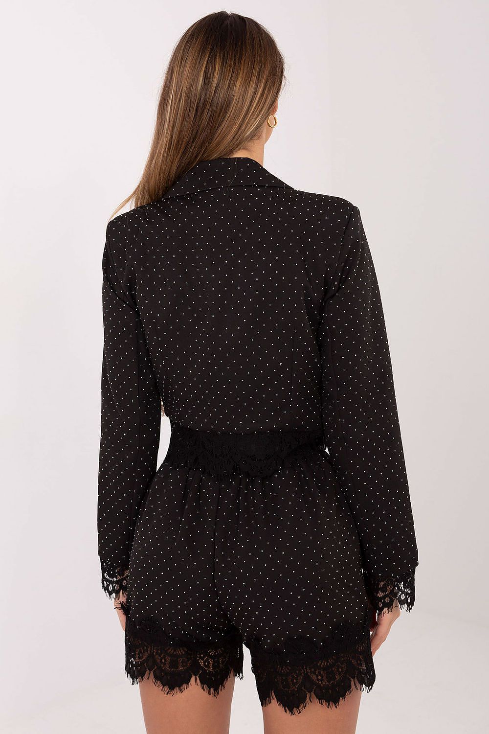   Marynarka Model IT-MA-FL9972-1.92 Black/Silver - Italy Moda 