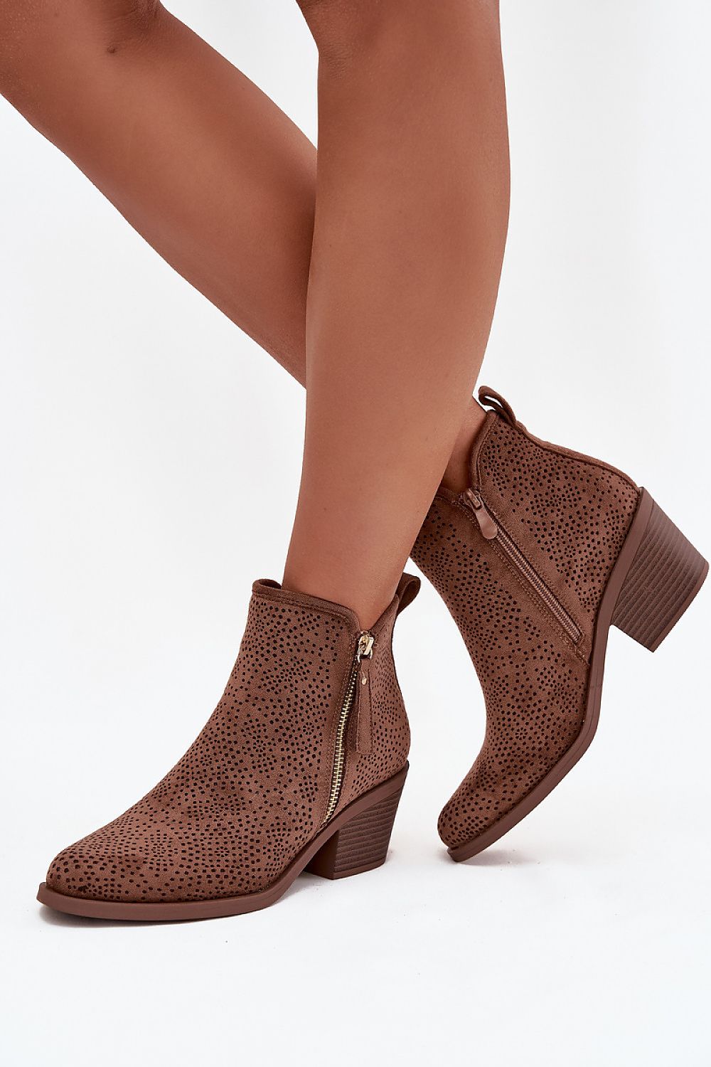   Botki Model S.Barski HY52-538 Brown - Step in style 