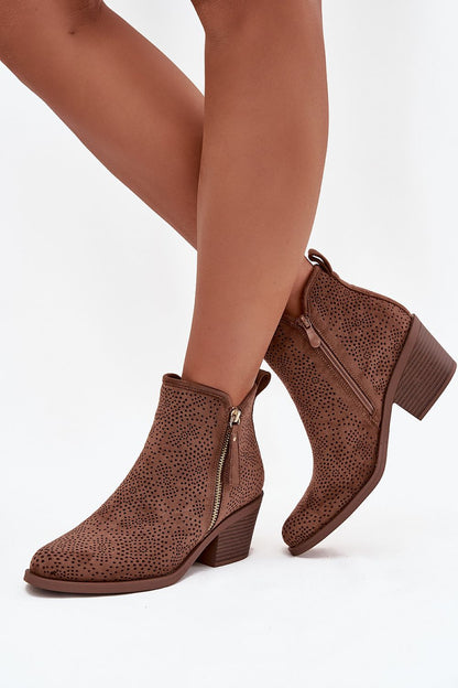   Botki Model S.Barski HY52-538 Brown - Step in style 