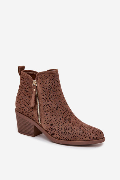  Botki Model S.Barski HY52-538 Brown - Step in style 