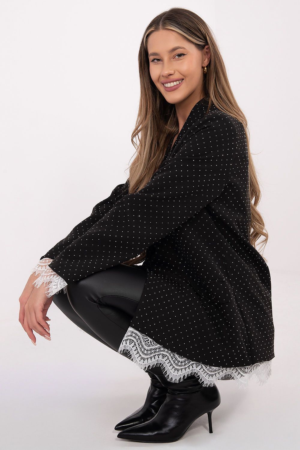   Marynarka Model IT-MA-FL9916-2.12P Brown - Italy Moda 