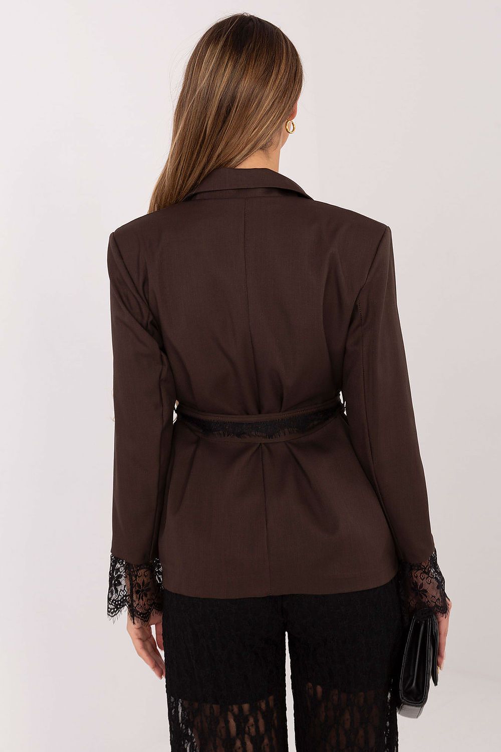   Marynarka Model MI-MA-A2895.54 Dark Brown - Italy Moda 