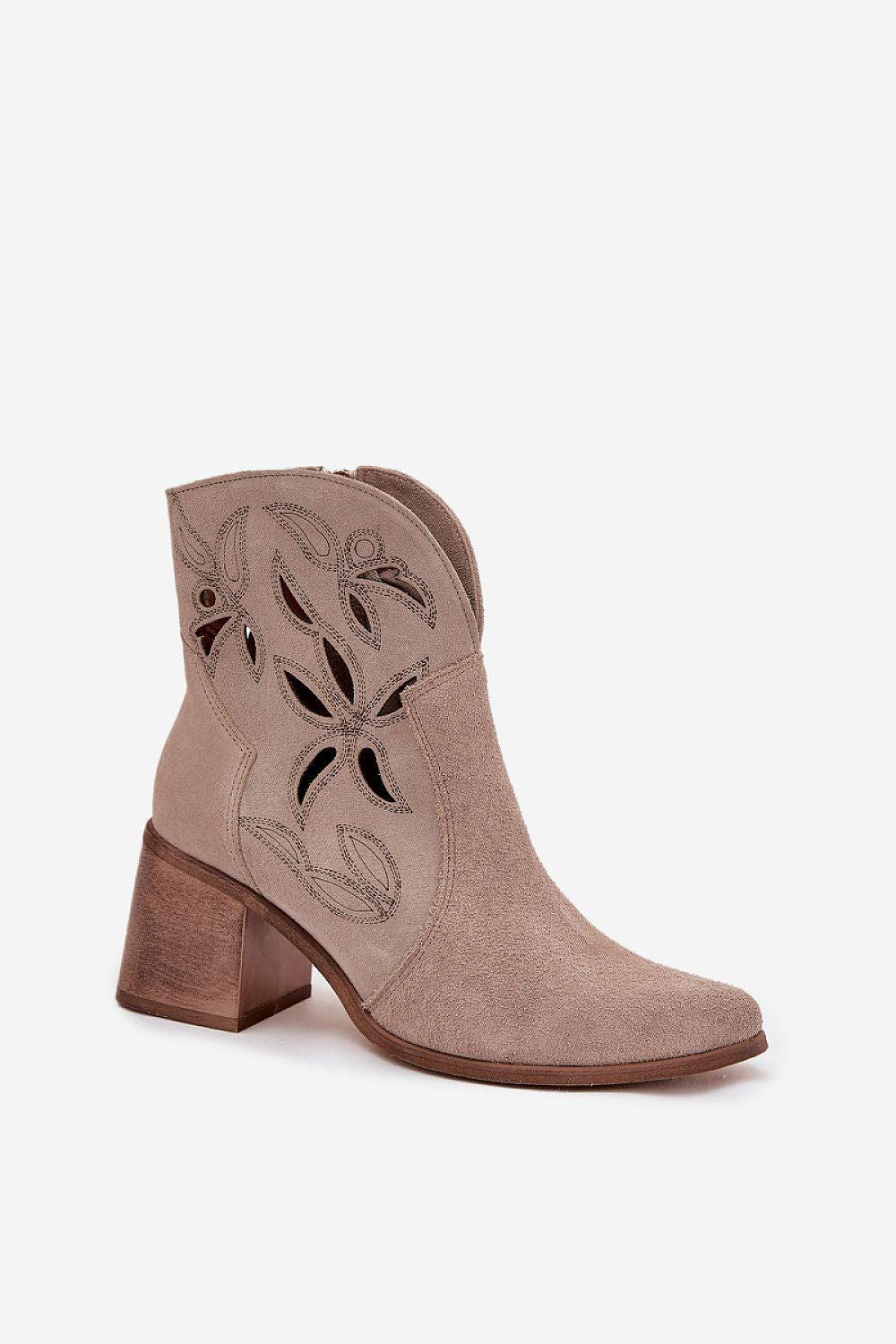   Botki Model Zazoo 3690 Beige - Step in style 
