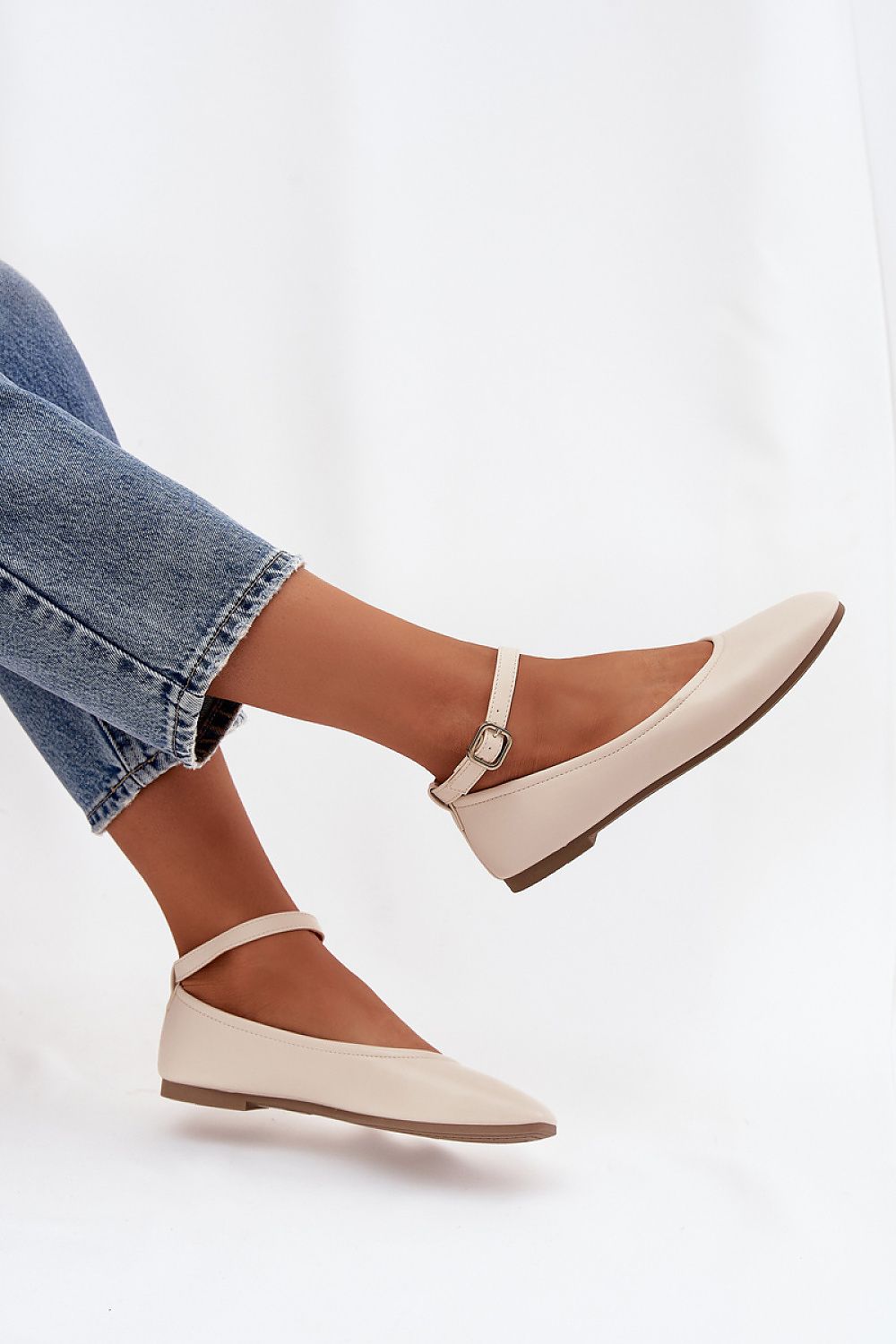   Baleriny Model Janelor 21-42 Beige - Step in style 