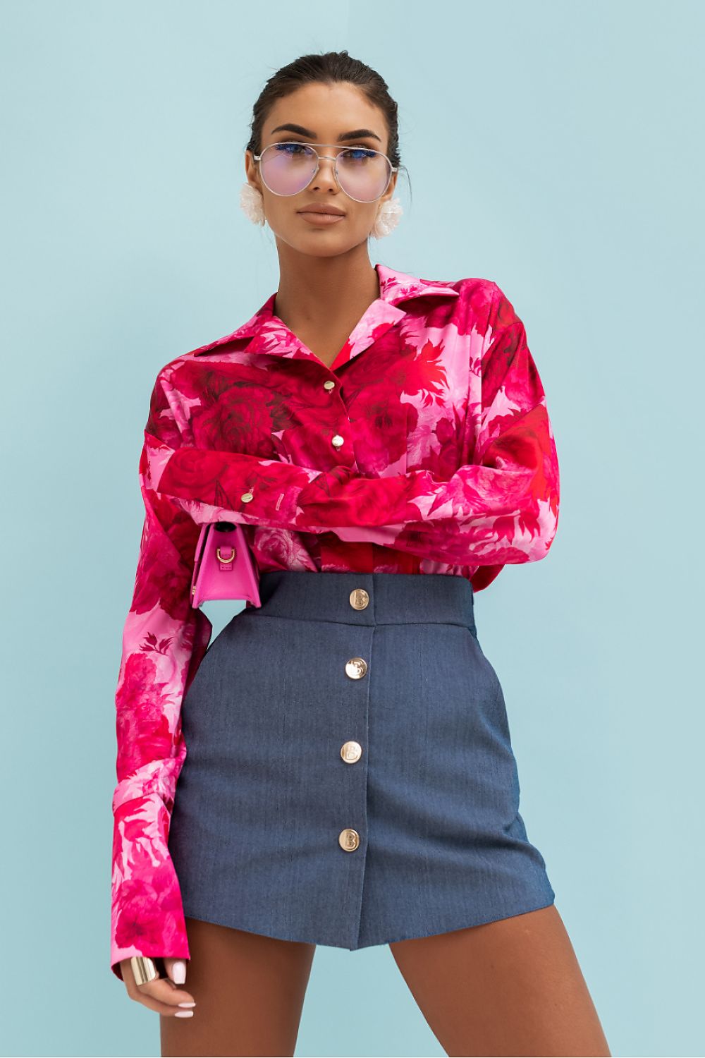  Spodnie Spódnicospodenki Model Bliss 490091792 Denim - LaBalancia 