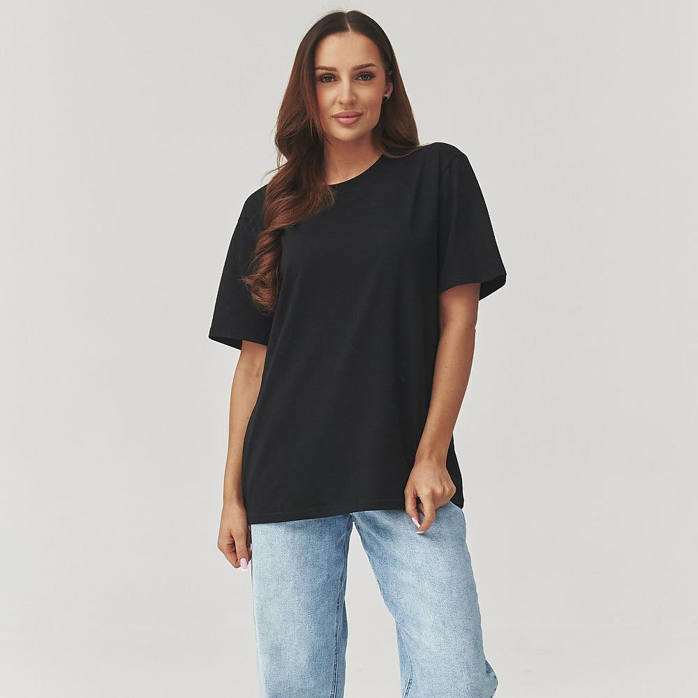  Tshirt Damski Model C41 Black - Makadamia 