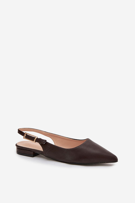   Baleriny Model Iverelle D-046 Czekolada - Step in style 