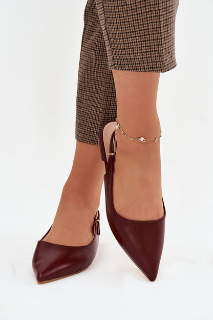   Baleriny Model Iverelle D-046 Bordo - Step in style 