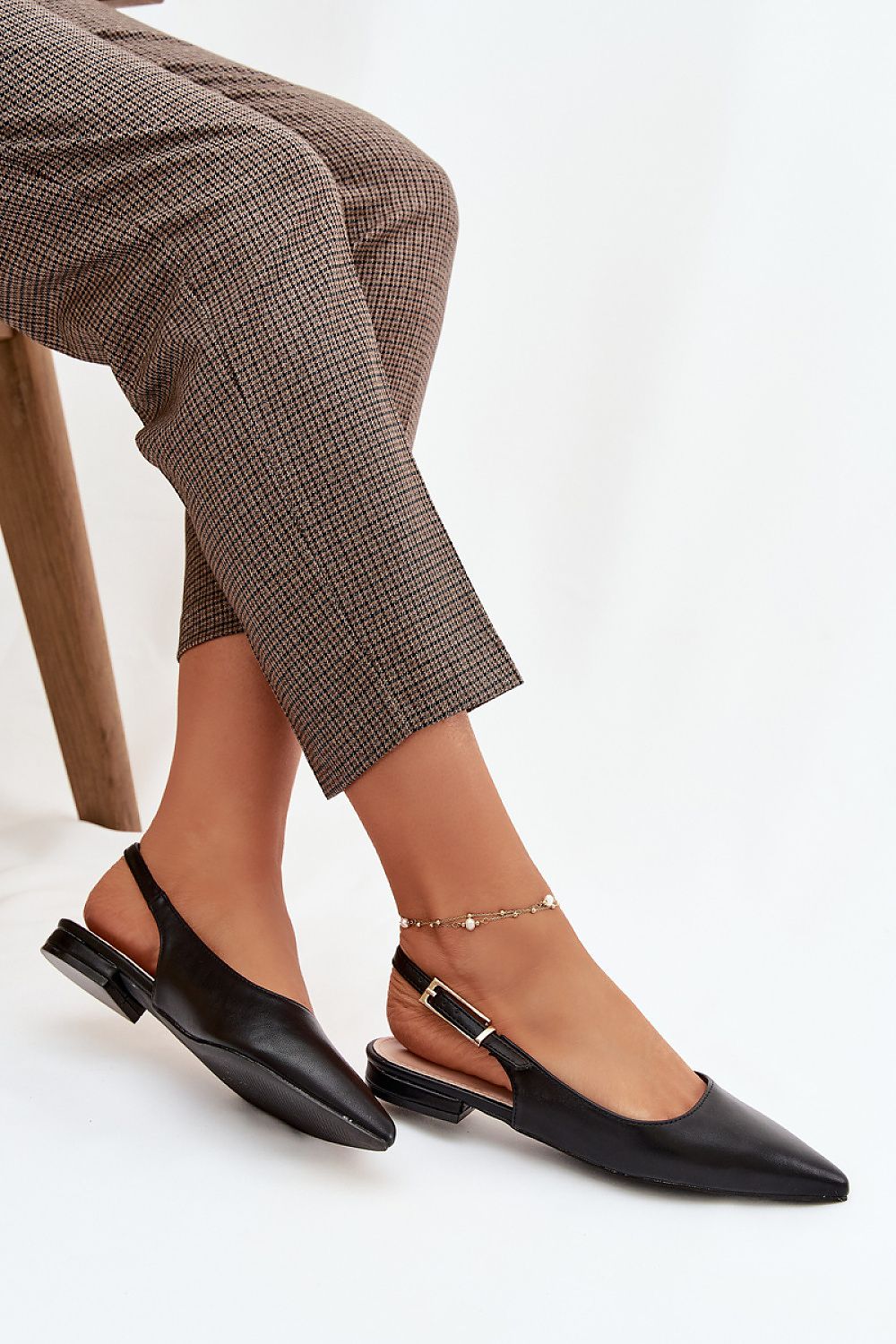   Baleriny Model Iverelle D-046 Black - Step in style 