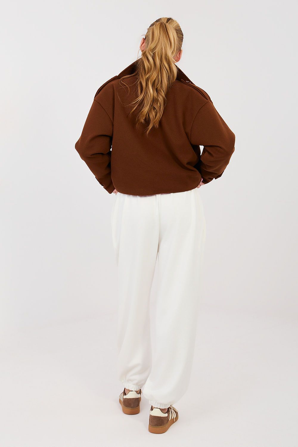  Spodnie Dresowe Model IT-SP-9995.12P Ecru - Italy Moda 