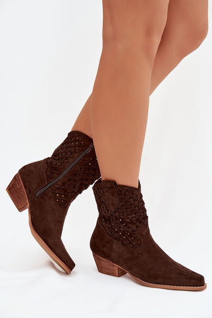   Botki Model Ferissa C-744 Czekolada - Step in style 