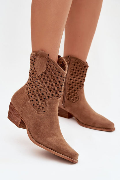   Botki Model Ferissa C-744 Camel - Step in style 