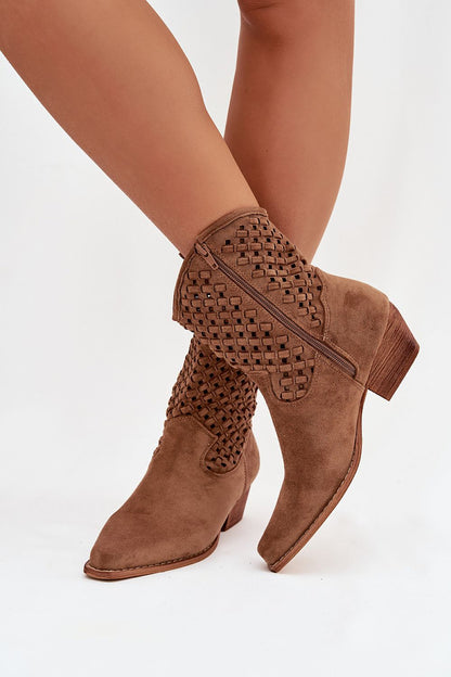   Botki Model Ferissa C-744 Camel - Step in style 