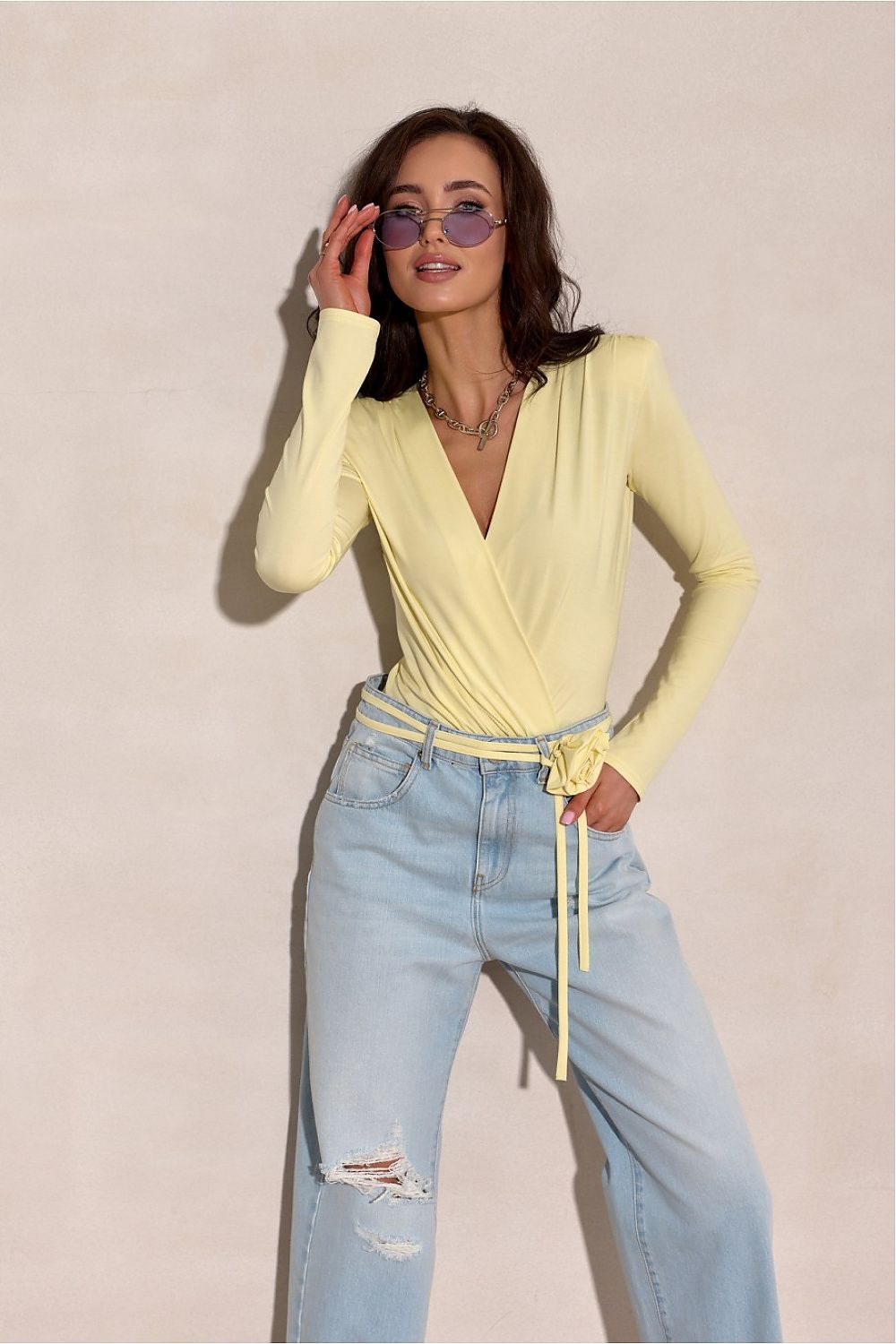   Body Model Diana ZOL BLU0222 Yellow - Roco Fashion 