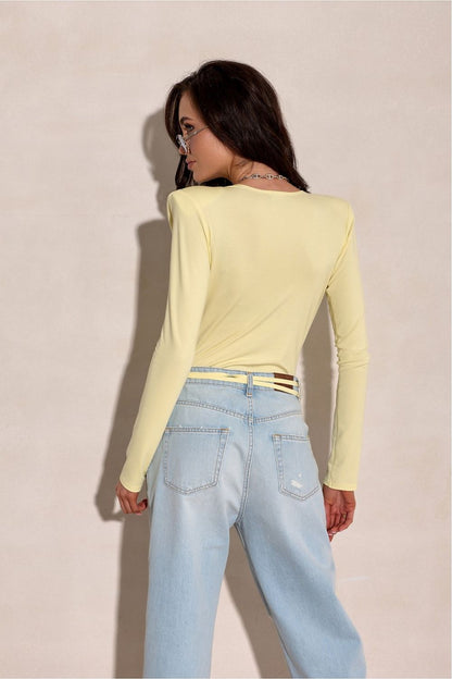   Body Model Diana ZOL BLU0222 Yellow - Roco Fashion 