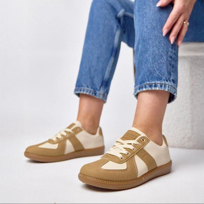   Buty Sportowe Model Valentine 881215-2 Brown_Beige - Solea 