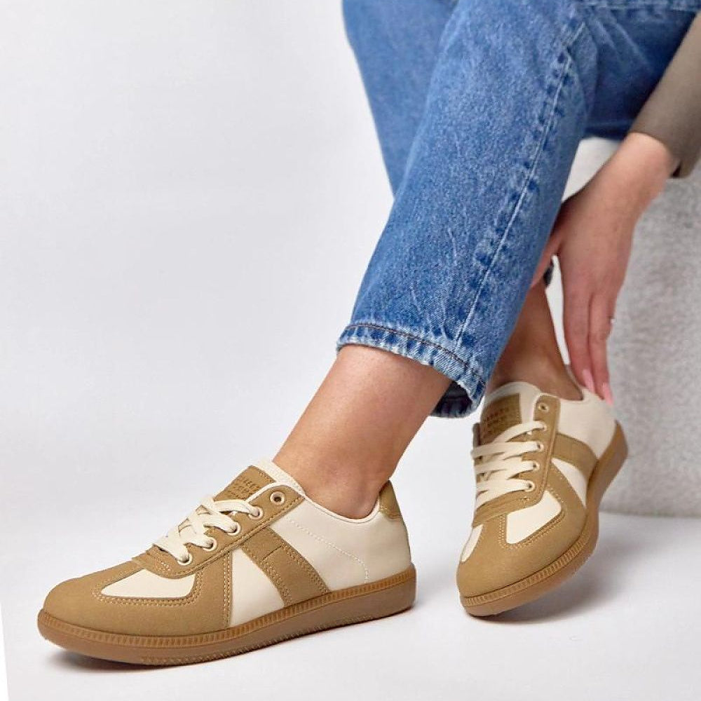   Buty Sportowe Model Valentine 881215-2 Brown_Beige - Solea 