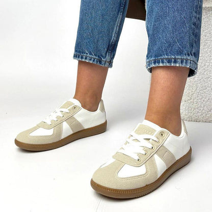   Buty Sportowe Model Valentine 881215-3 White/Beige - Solea 