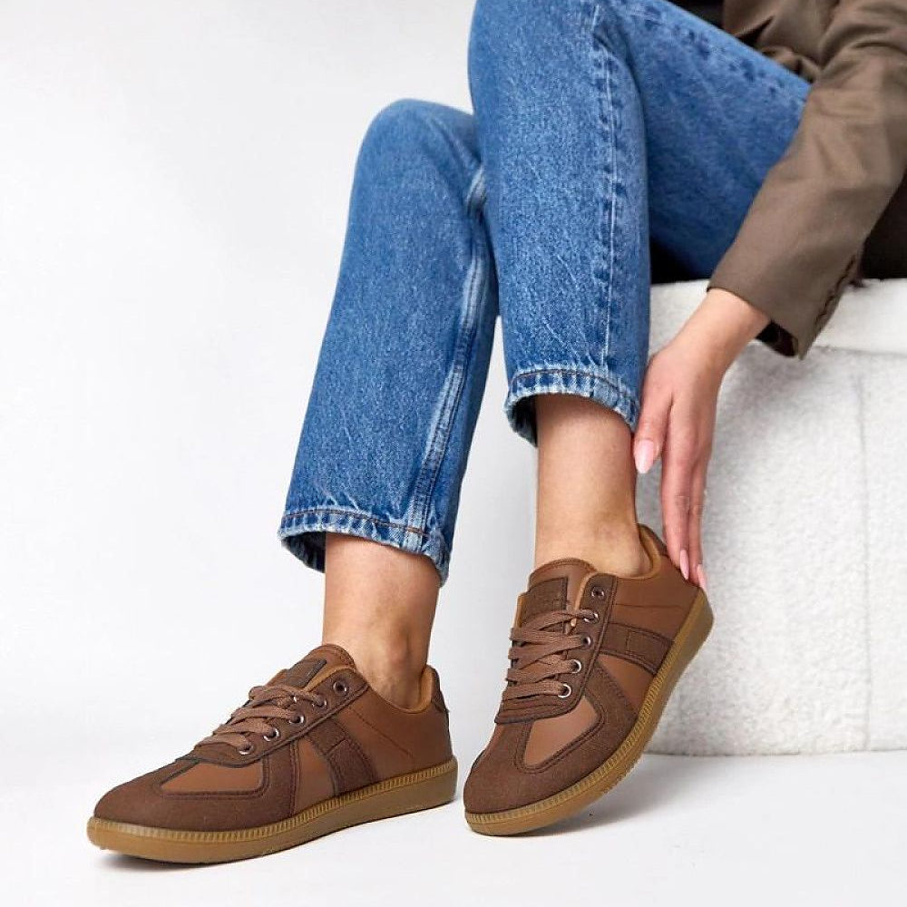    Buty Sportowe Model Valentine 881215-5 Brown - Solea 
