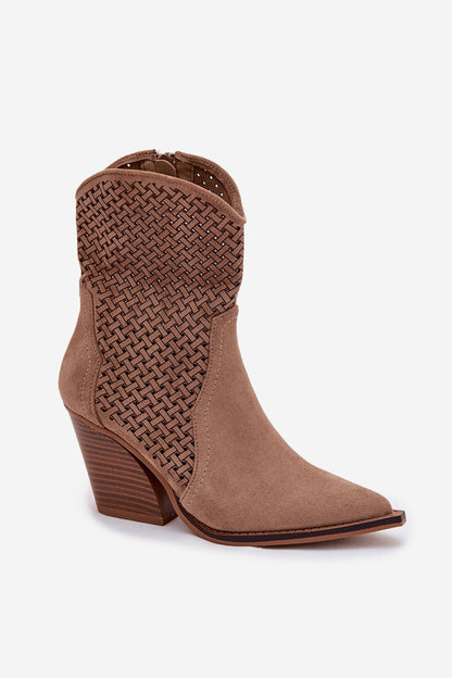   Botki Model Rivorina D-009 Beige - Step in style 
