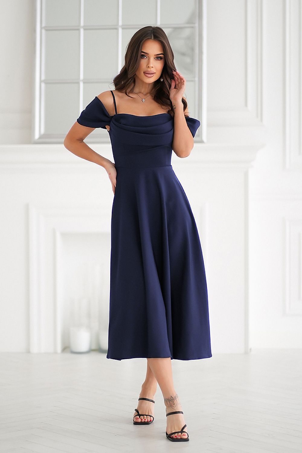  Sukienka Model 325-01 Navy - Bicotone 