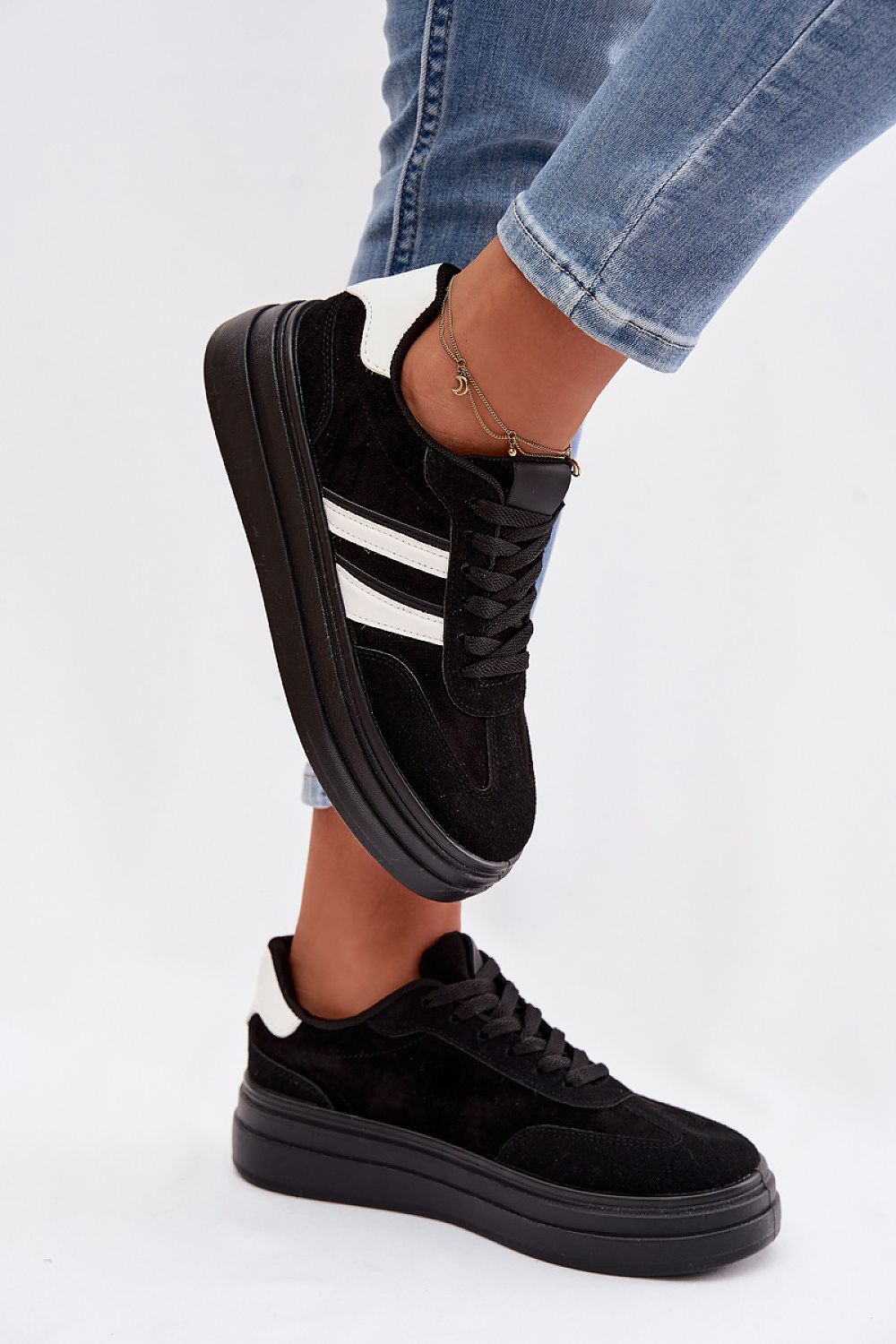  Buty Sportowe Model Galleria A021 Black - Step in style 