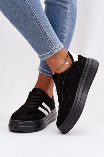   Buty Sportowe Model Galleria A021 Black - Step in style 