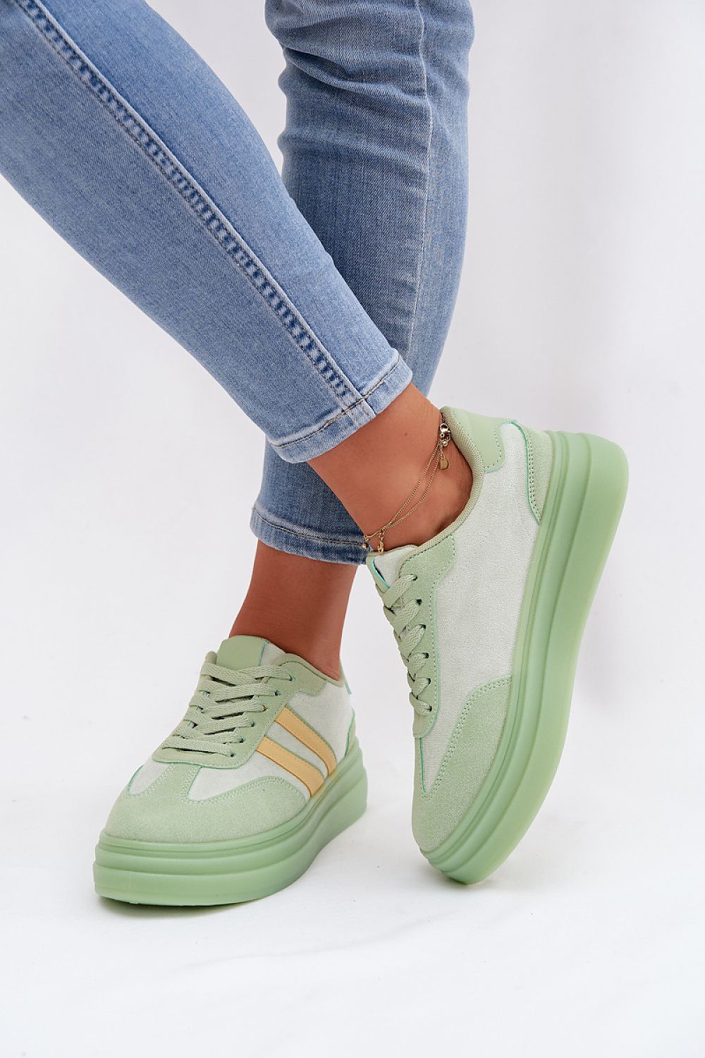   Buty Sportowe Model Galleria A021 Green - Step in style 