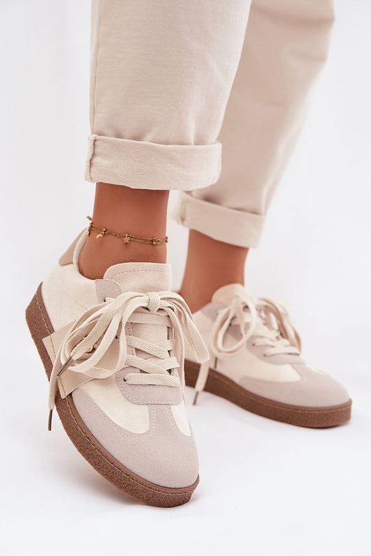   Buty Sportowe Model Kalirina 9016 Beige - Step in style 