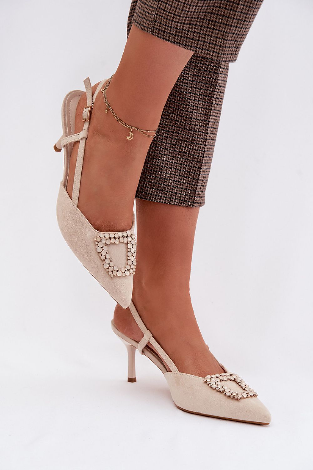  Sandały Model Ismeria G495 Light Beige - Step in style 