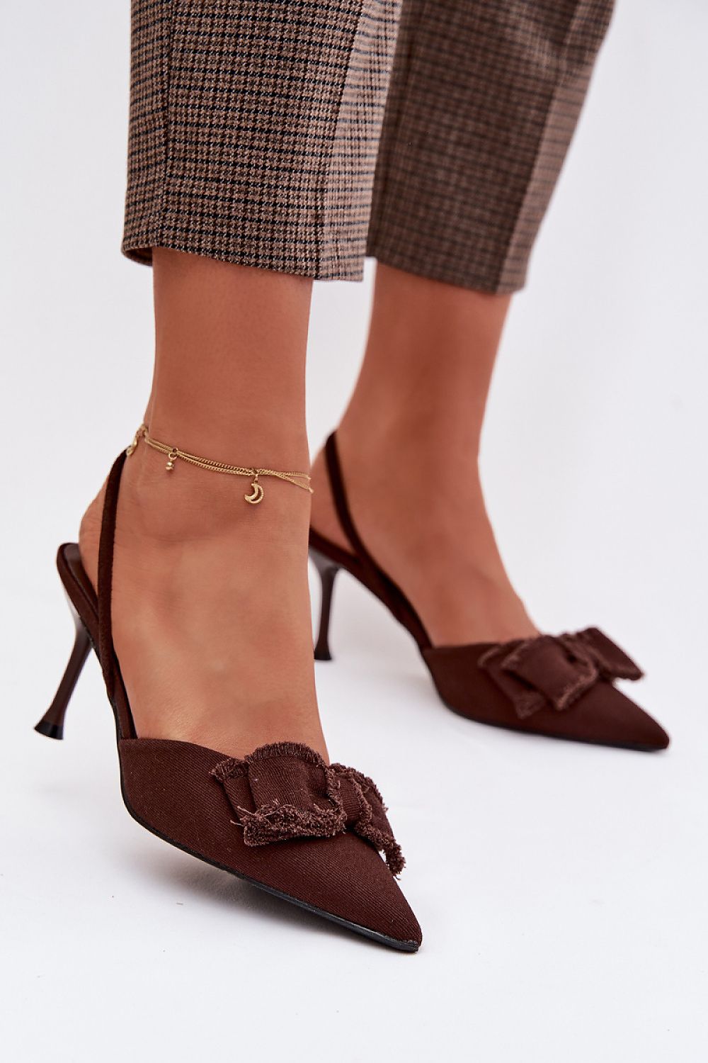  Sandały Model Hestia 100-479 Czekolada - Step in style 