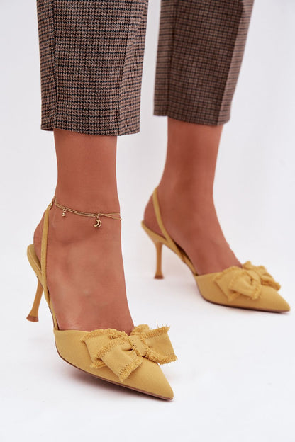  Sandały Model Hestia 100-479 Yellow - Step in style 