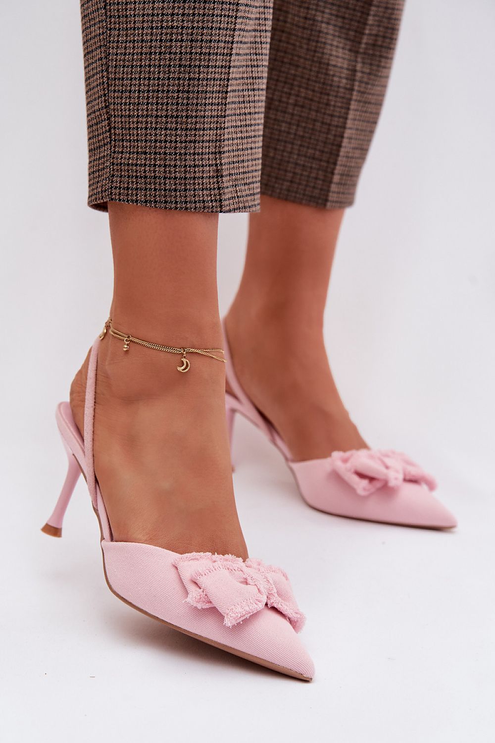  Sandały Model Hestia 100-479 Pink - Step in style 