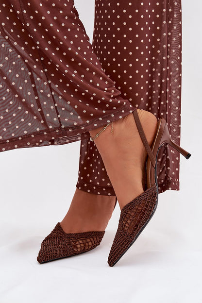  Sandały Model Hanelis G493 Brown - Step in style 