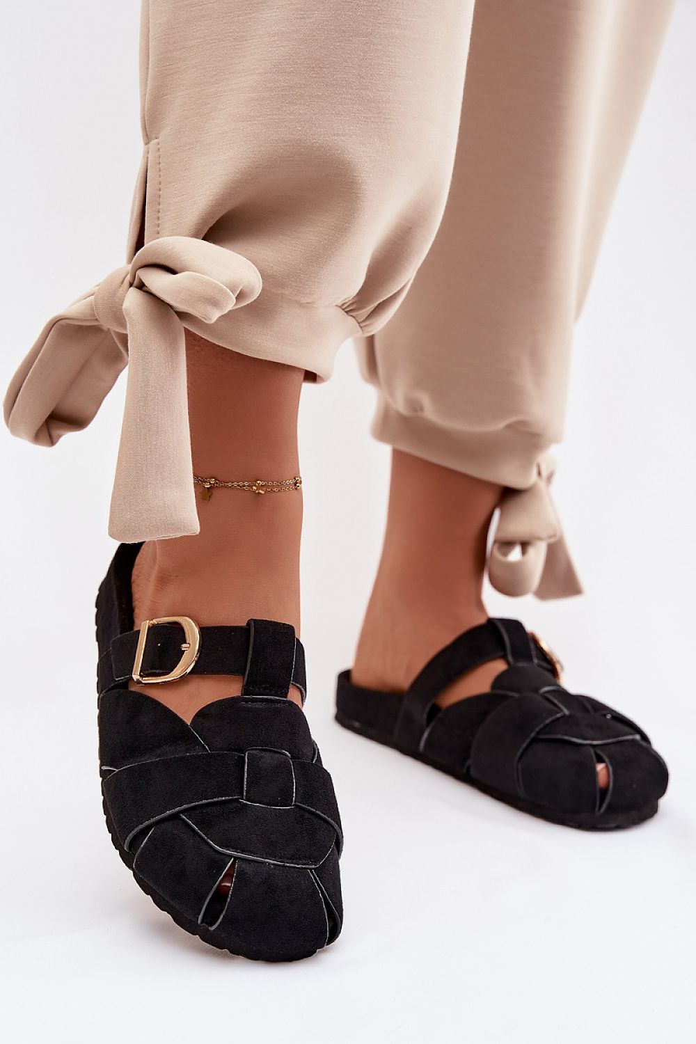 Sandał Klapki Model Ganelle 9771 Black - Step in style 