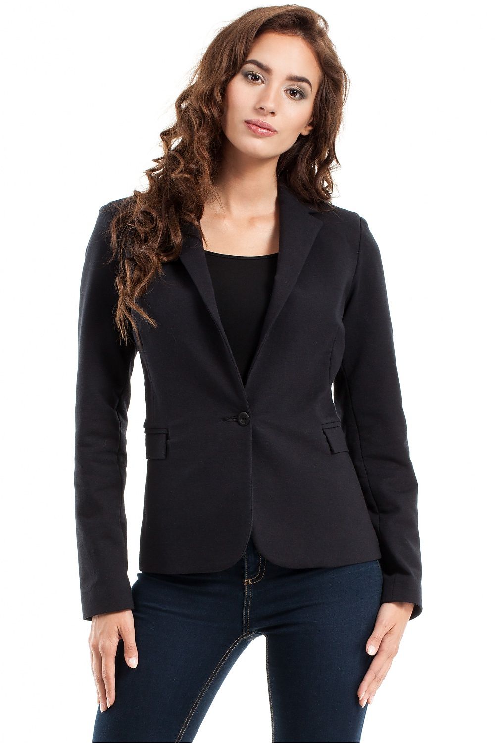   Żakiet Model MOE243 Black - Moe 
