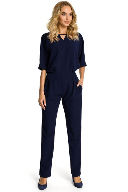   Kombinezon Damski Model MOE334 Navy - Moe 