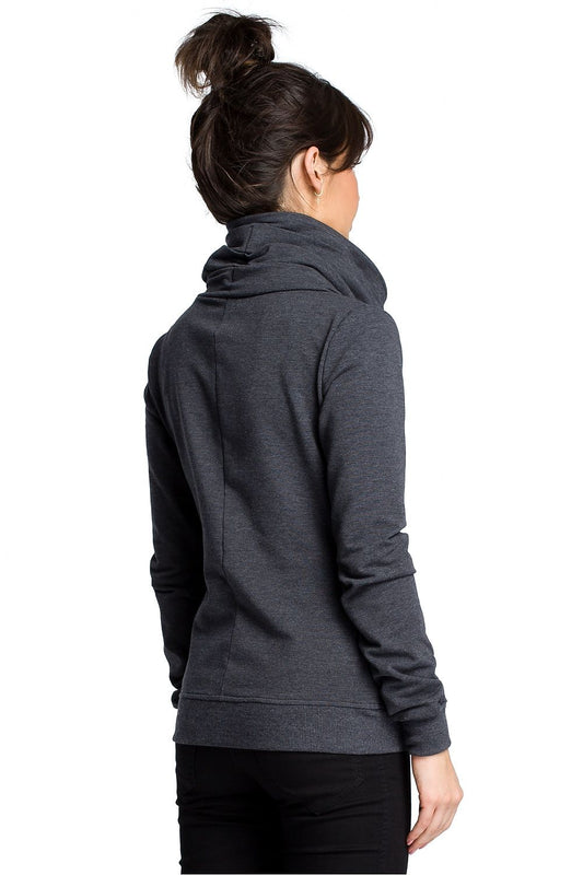   Bluza Damska Model B071 Grafit - BeWear 