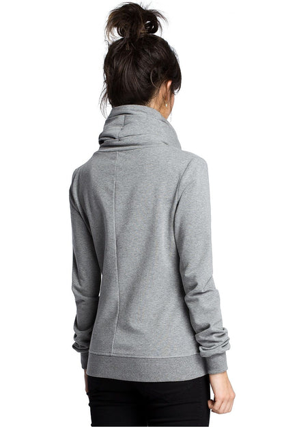   Bluza Damska Model B071 Grey - BeWear 