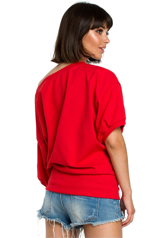   Bluza Damska Model B079 Red - BeWear 