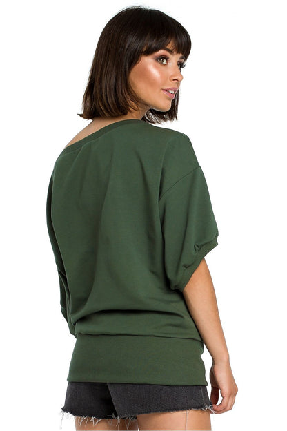   Bluza Damska Model B079 Green - BeWear 
